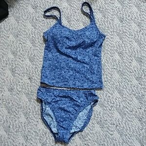 Baja Blue size 6 Tankini